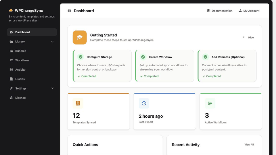 WPChangeSync product overview walkthrough