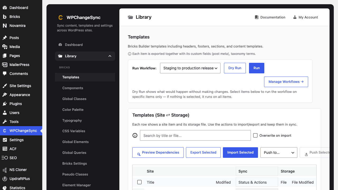 Template Versioning & Rollback
